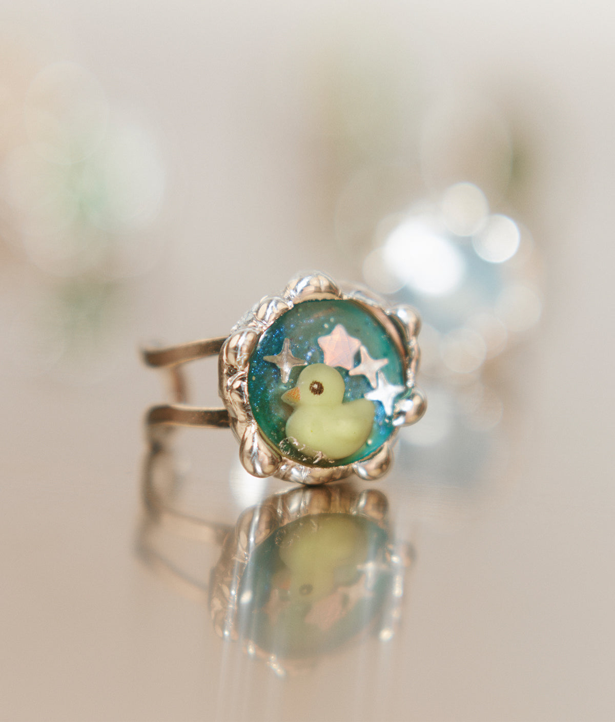 Dreamcore duck Ring Handcrafted with Tin Solder – TAKA ORIGINAL 