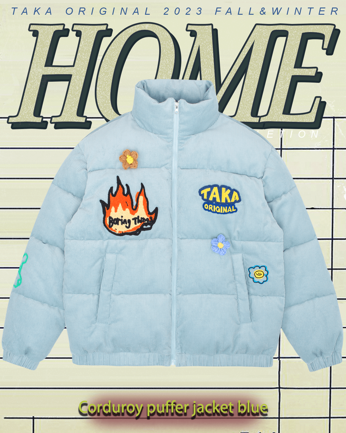 TAKA Original corduroy puffer jacket blue – TAKA ORIGINAL LIMITED TAKA Original corduroy puffer jacket blue – TAKA ORIGINAL LIMITED