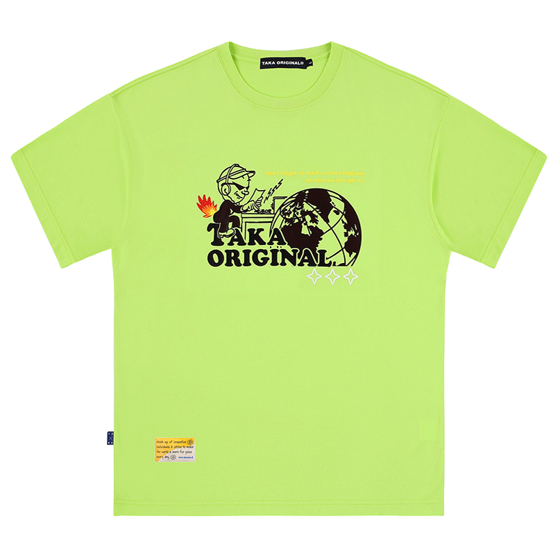 TAKA Original Fun Growing Retro hypercolor Telegram T-shirt – TAKA