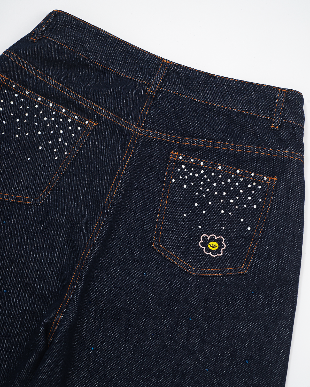 TAKA Original Self-Love Falling Stars Shimmer Loose-Fit Jeans