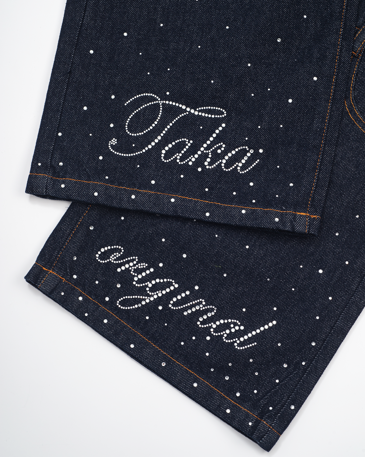 TAKA Original Self-Love Falling Stars Shimmer Loose-Fit Jeans