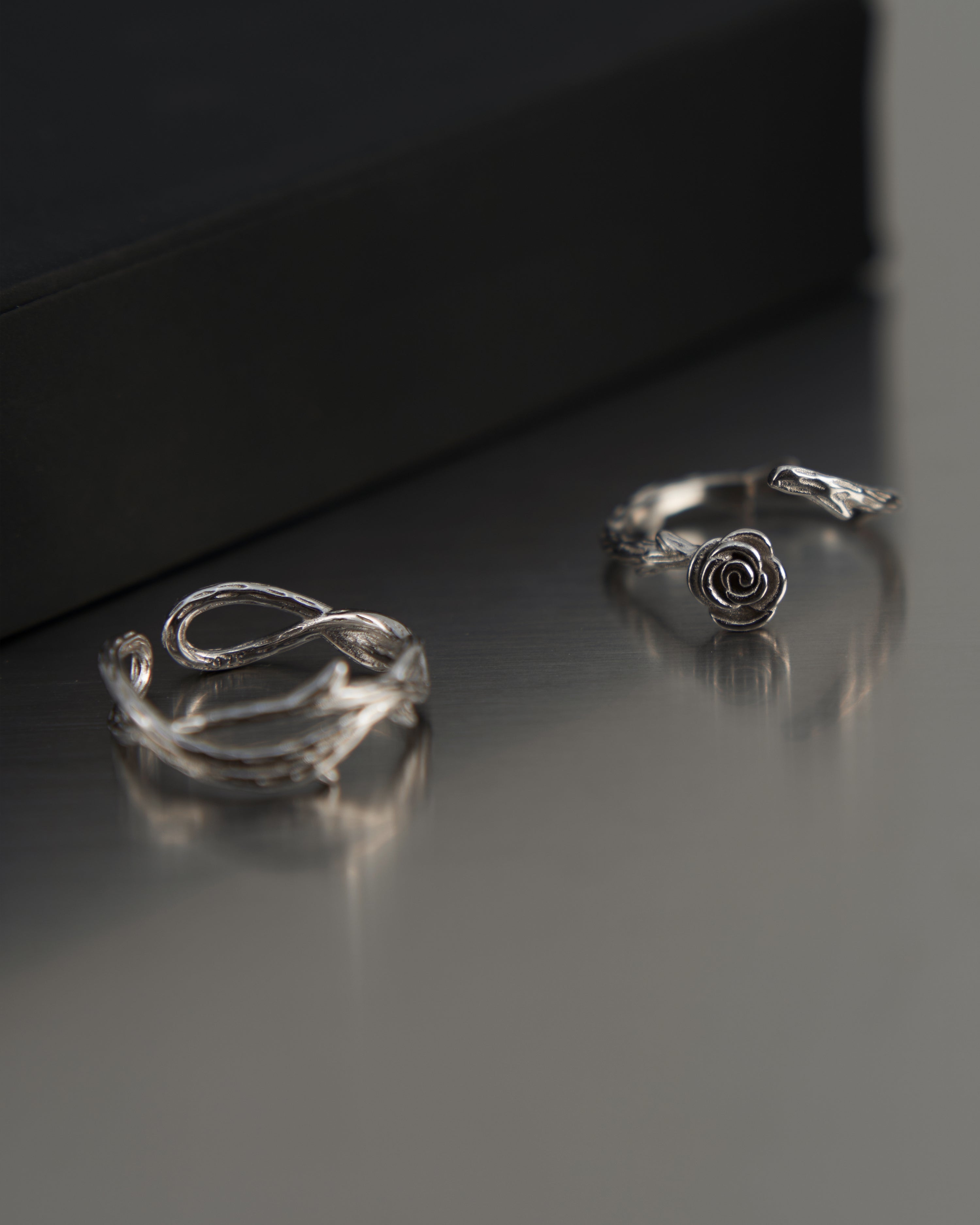 Fun Market thorns and roses pure silver ring rose – TAKA ORIGINAL LIMITED