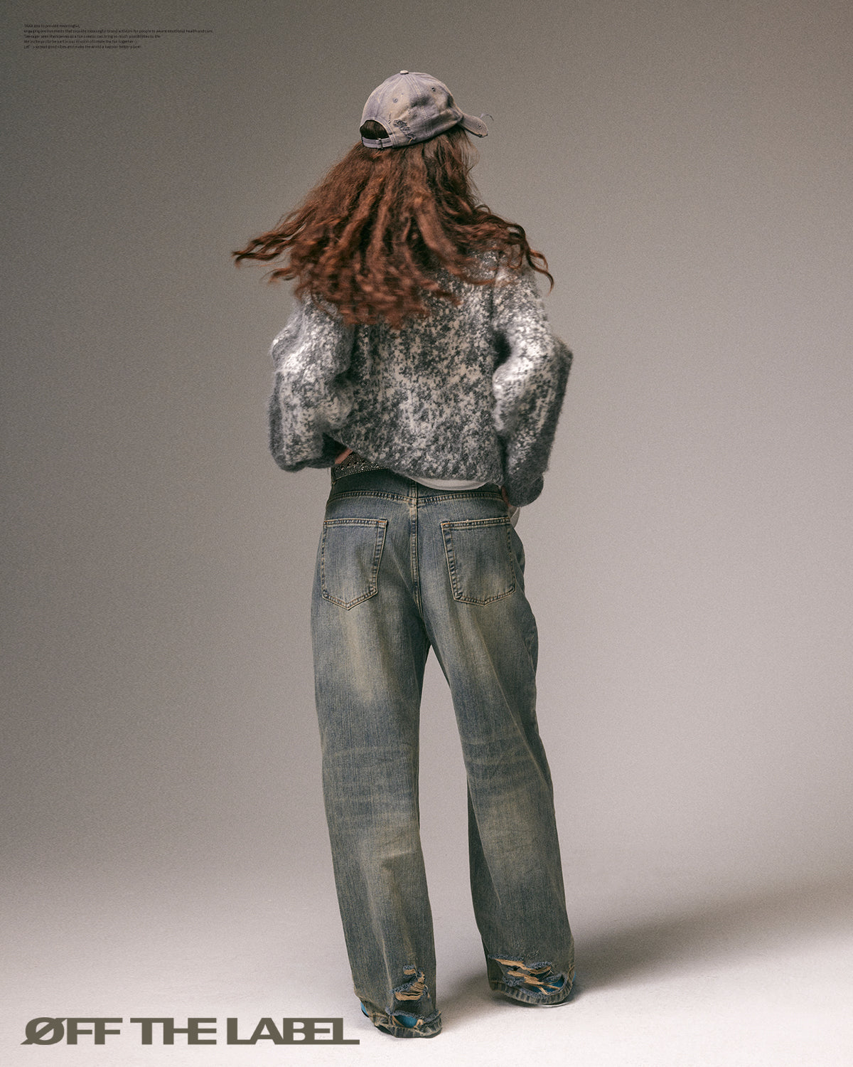 トップス theredthread S slouchy knit THEREDTHREAD / ザレッドスレッド】S slouchy strap tops