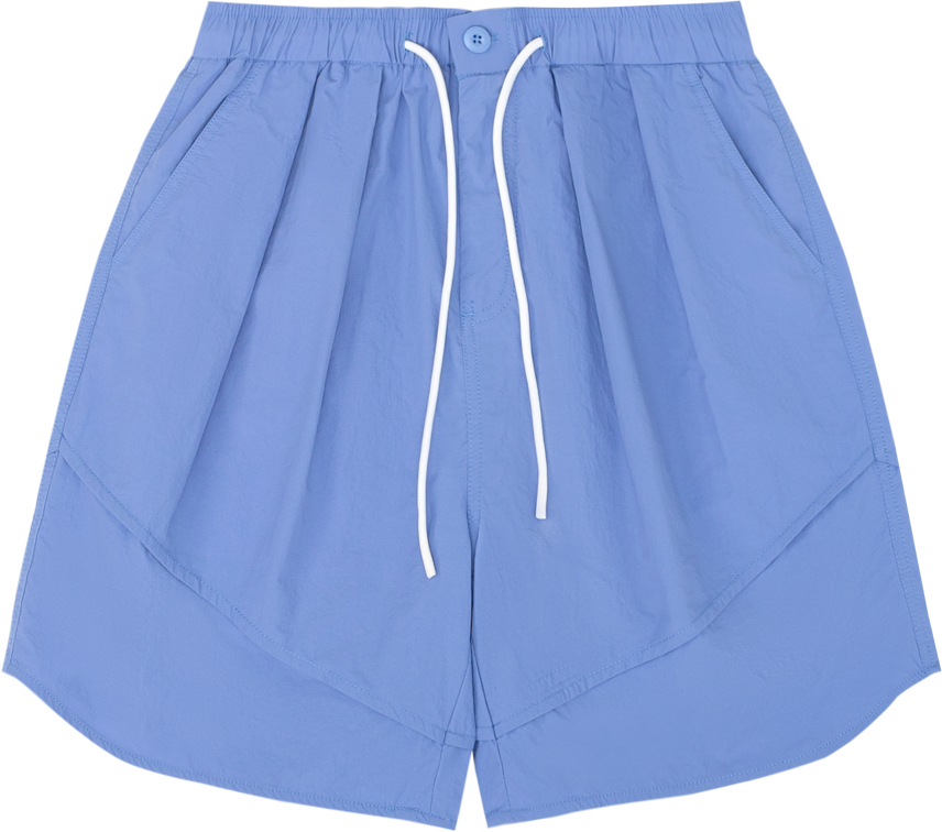 Off The Label waterproof elasticated-waist shorts blue