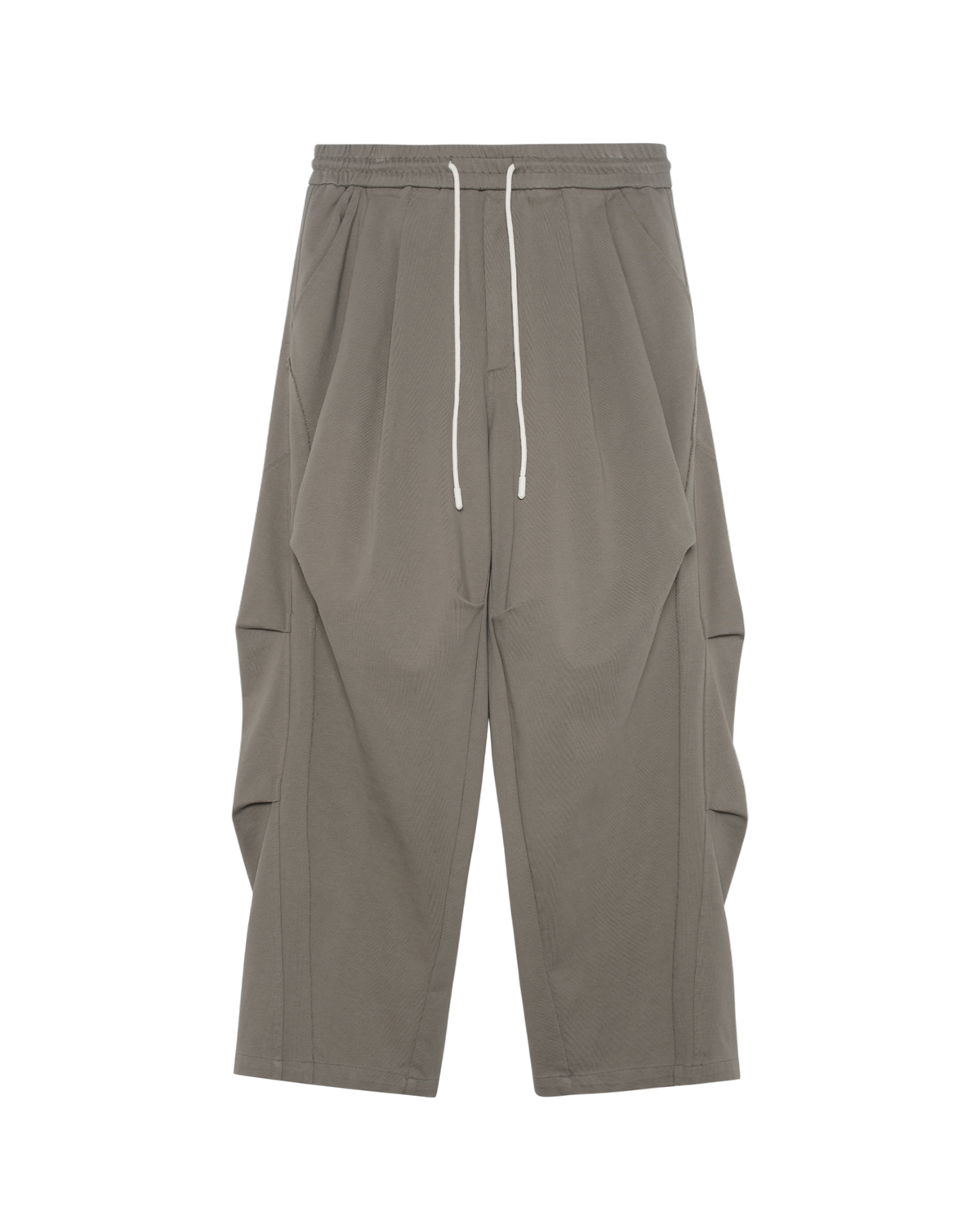 Off the label drawstring cargo pants brown