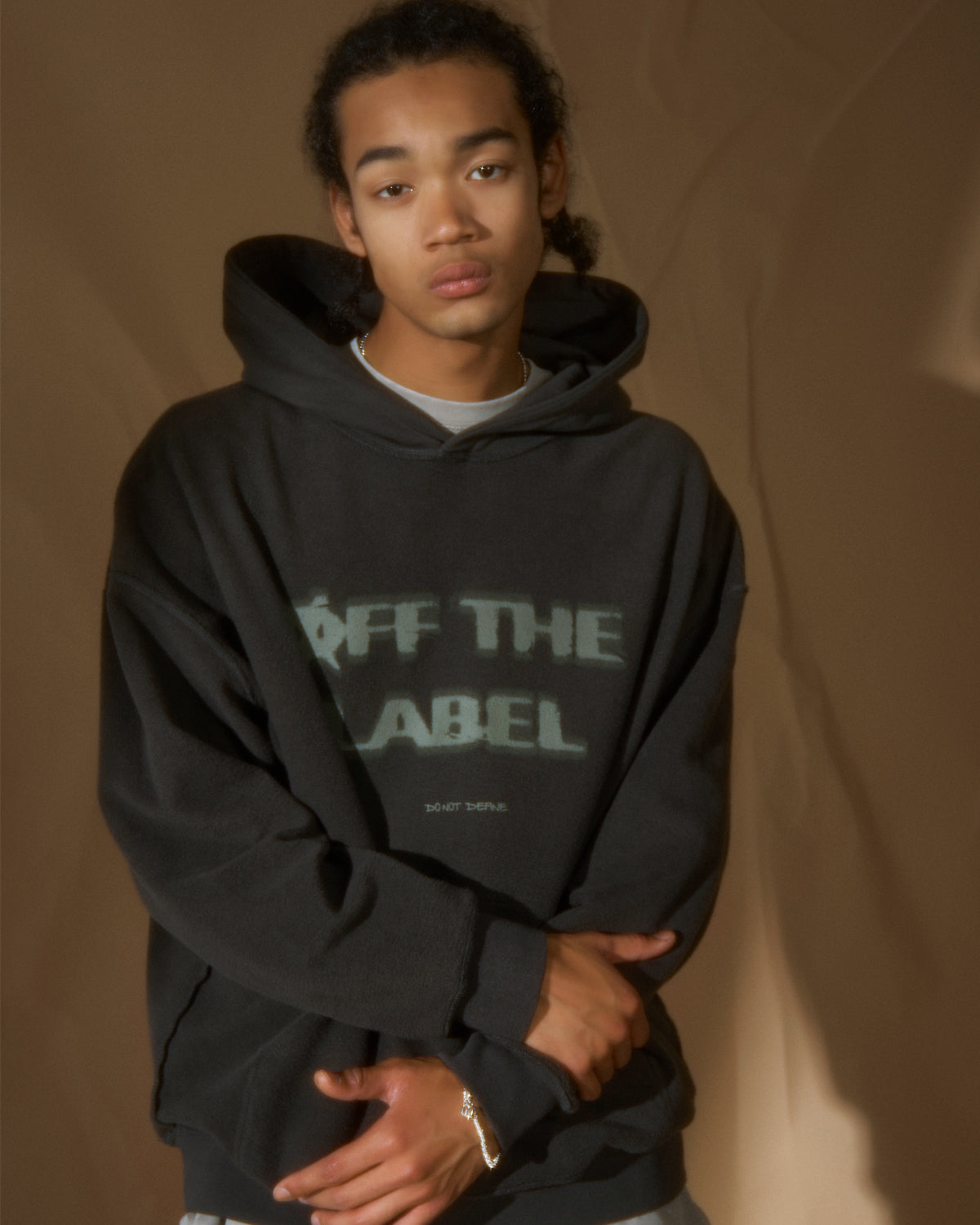 [Welcome Special] Off The Label steel grey reversible hoodie