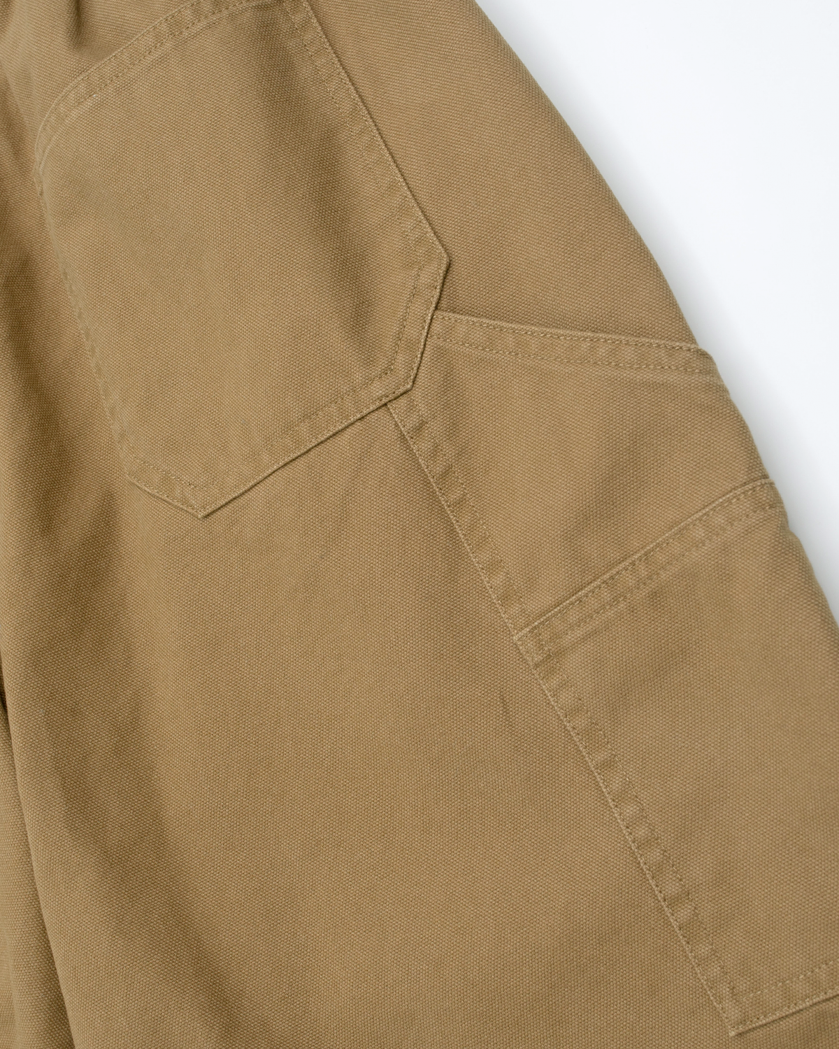 Off the label double-knee work pants brown