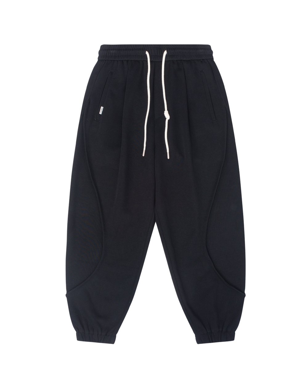 Off The Label Loose fit cuffed jogger pants black