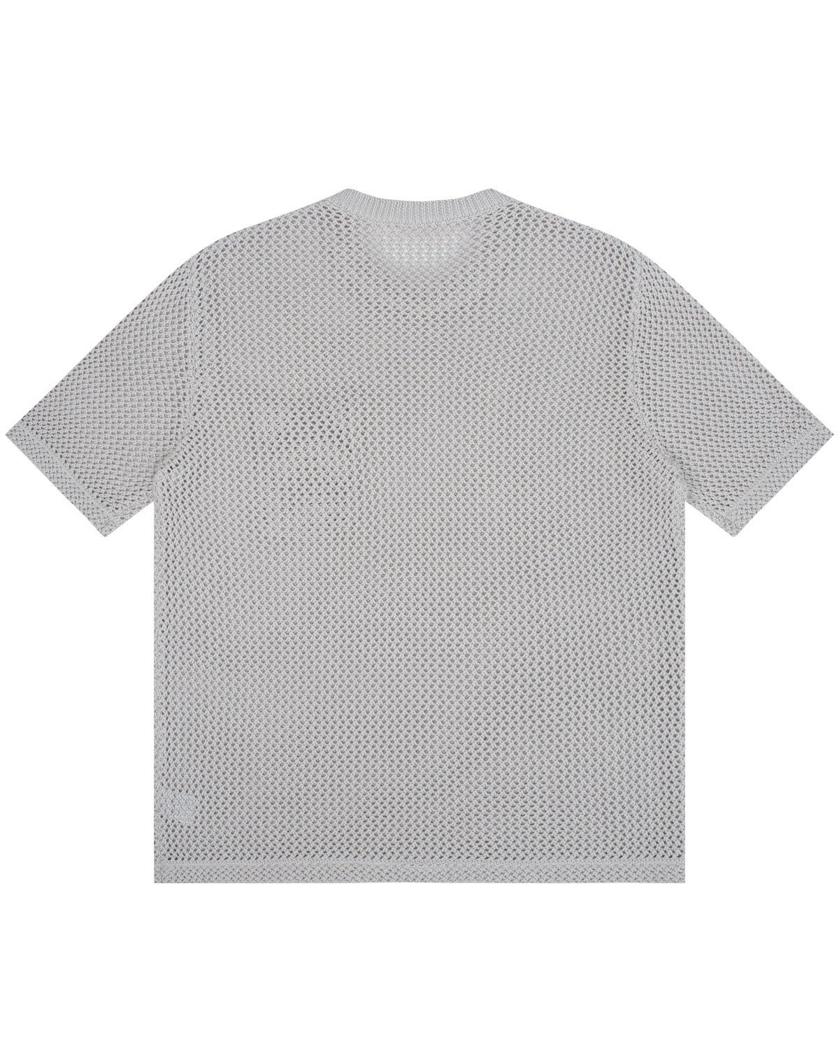 Off The Label Hybrid structures  knit T-shirt grey