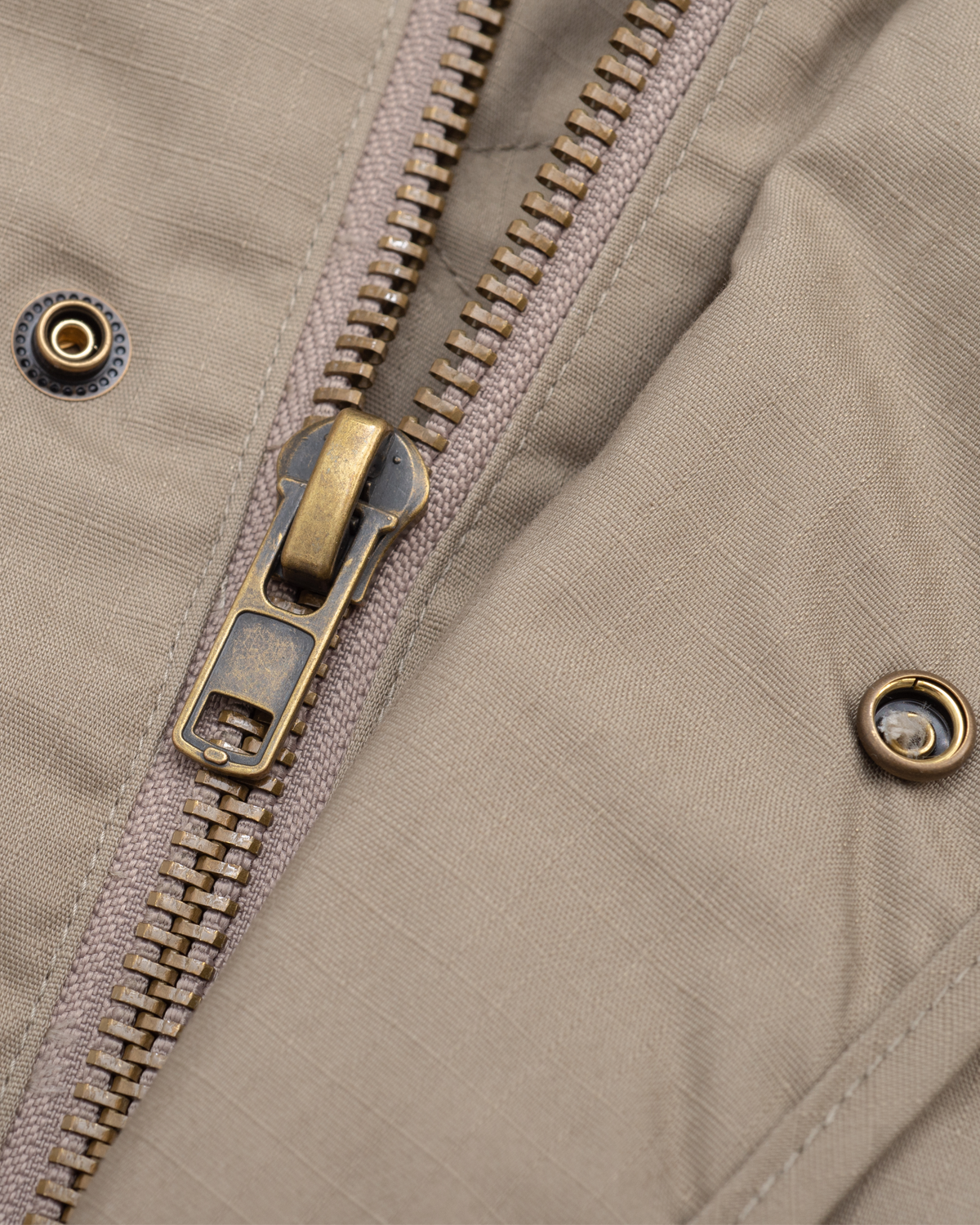 Off The Label hooded Down Bomber Jacket khaki