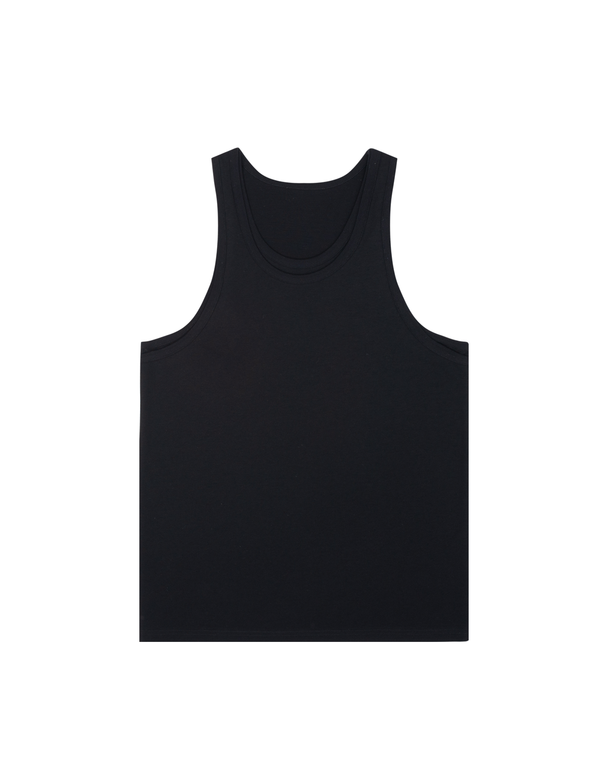 Off The Label double layered tank top Black