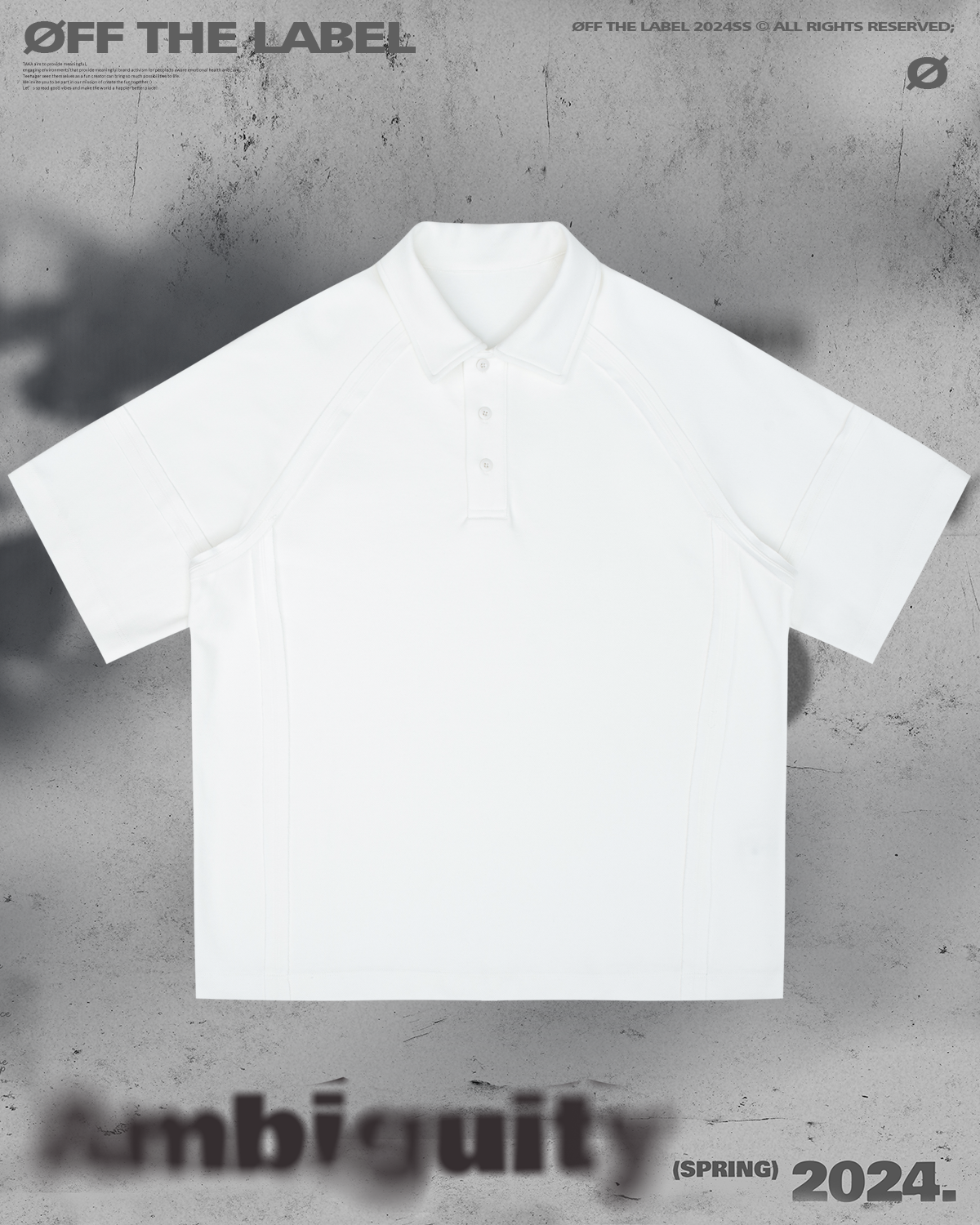 Off The Label polo shirt white