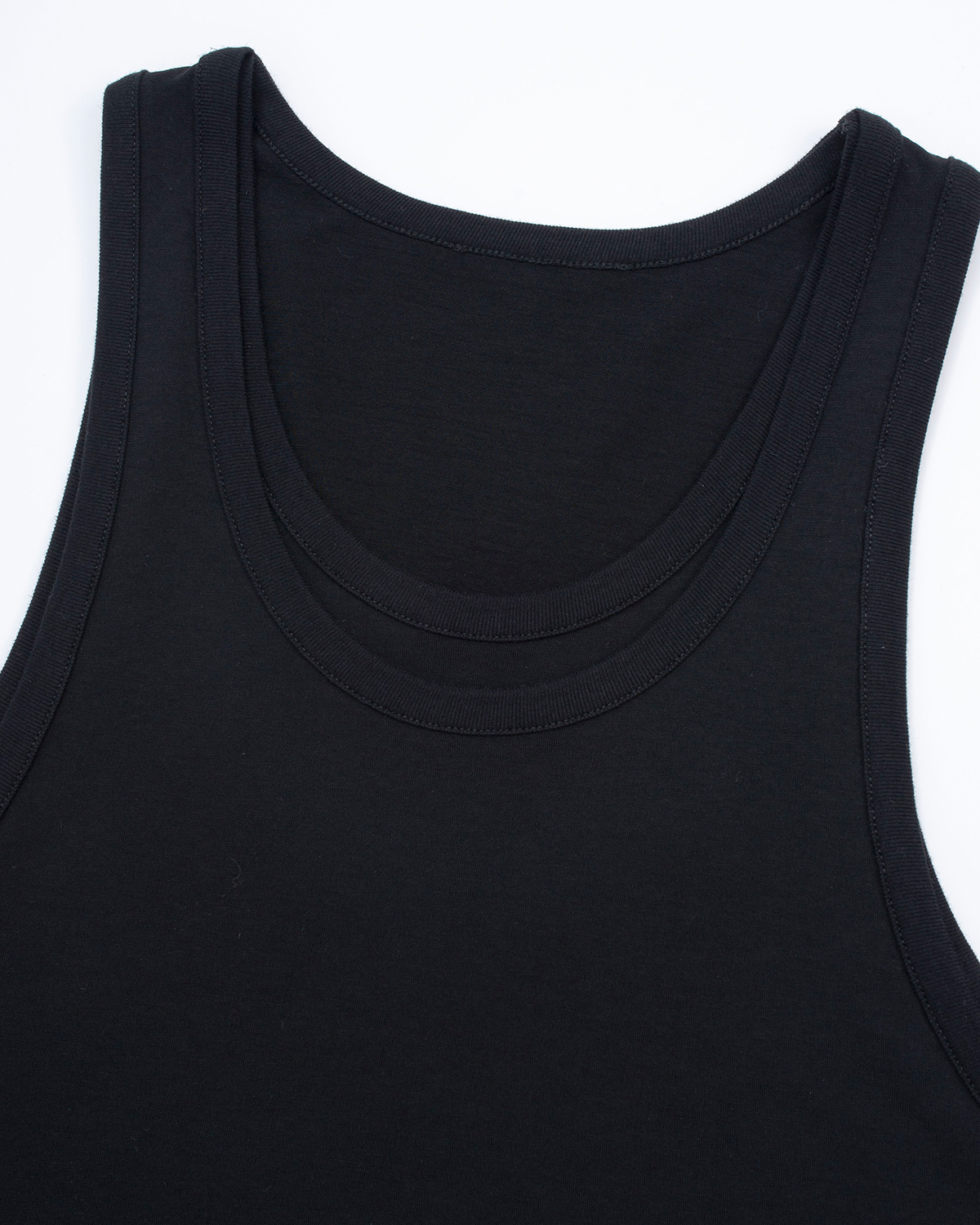 Off The Label double layered tank top Black