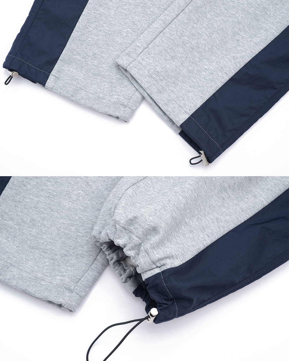 Off The Label color block sweatpants grey