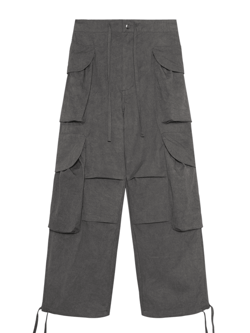 Off The Label Phantom Textured Washed Cargo Pants