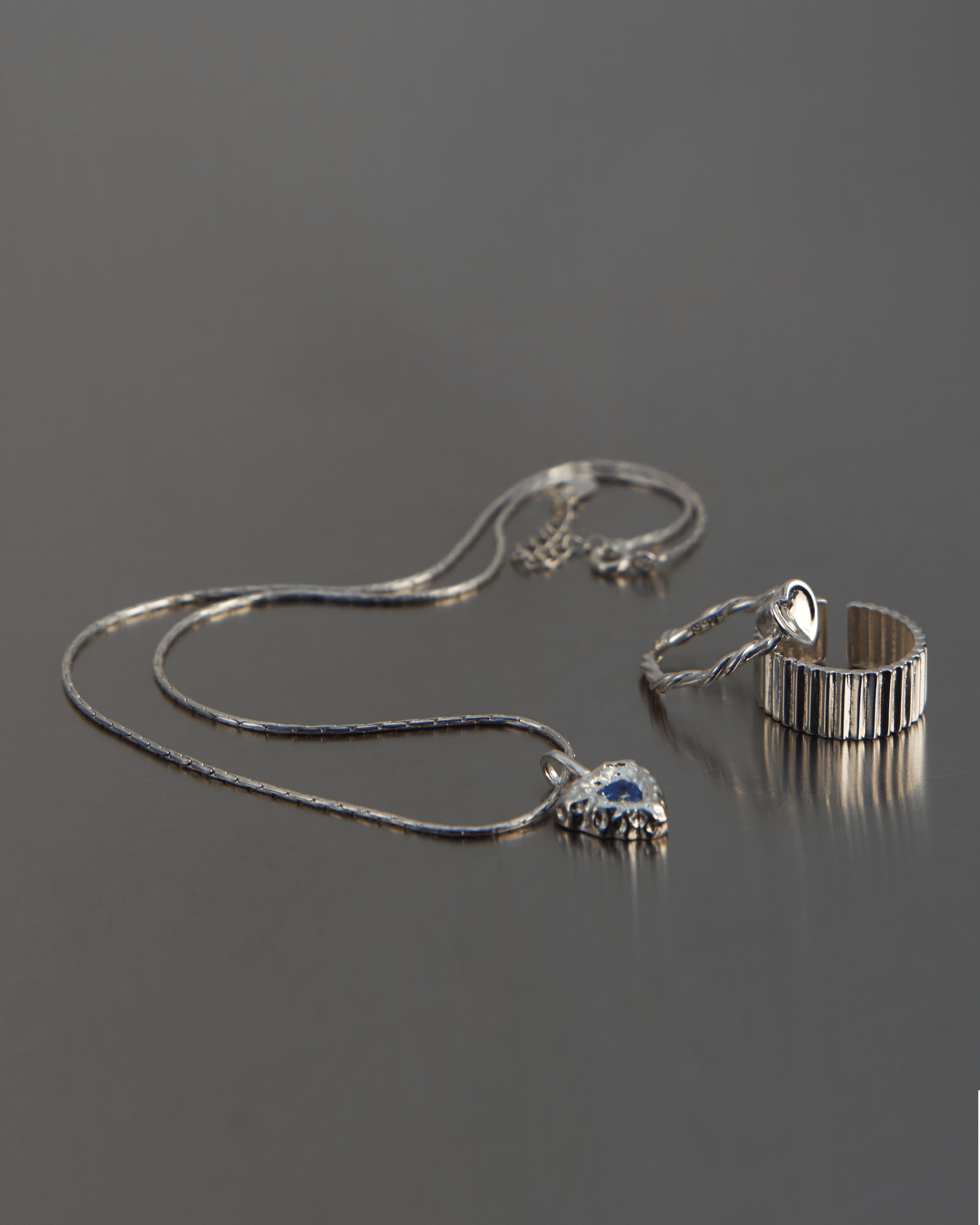 Fun Market pure silver oceanic tears love necklace – TAKA ORIGINAL LIMITED