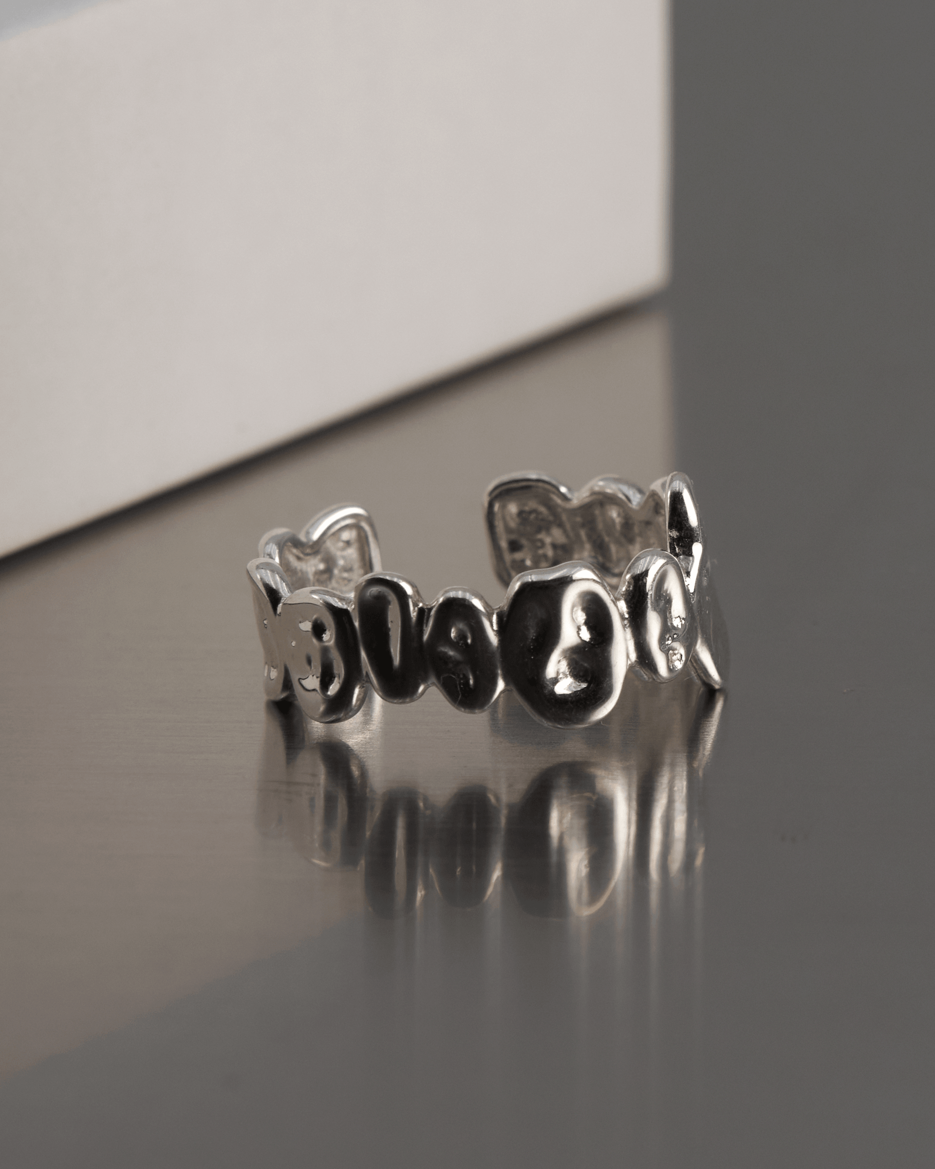 Fun Market tooth pure silver ring – TAKA ORIGINAL LIMITED