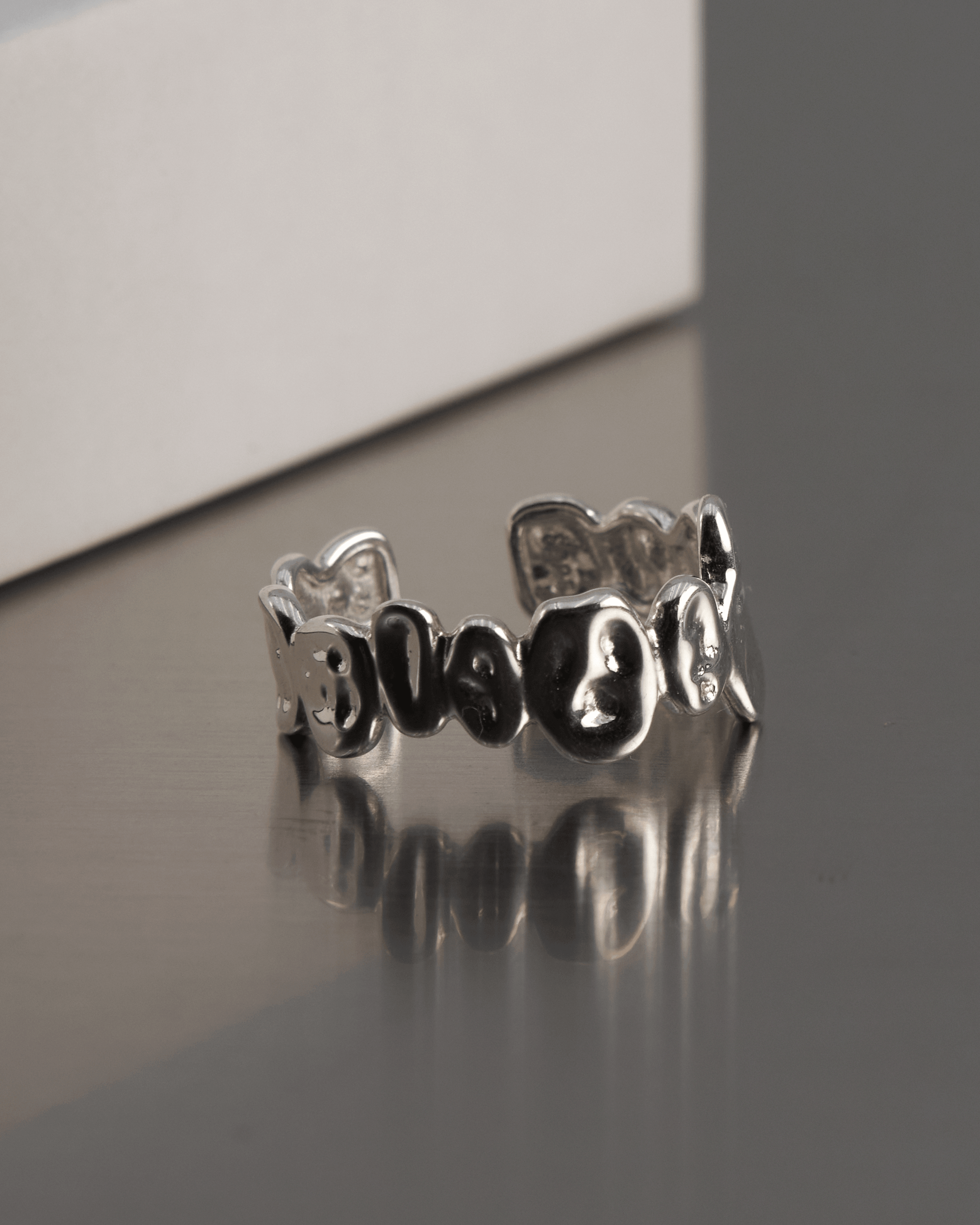TAKA ORIGINAL LIMITED - Fun Market tooth pure silver ring
