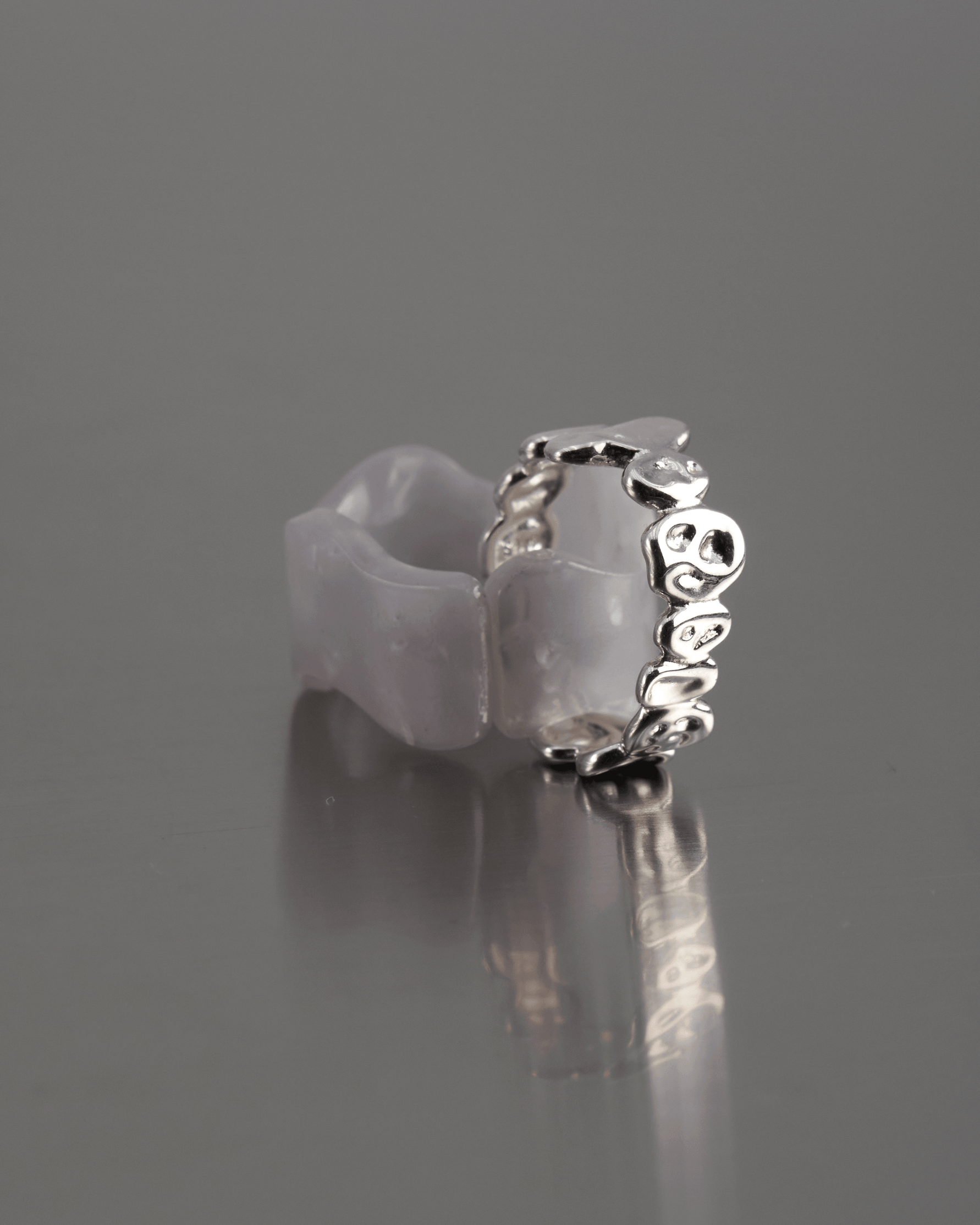 Fun Market tooth pure silver ring – TAKA ORIGINAL LIMITED