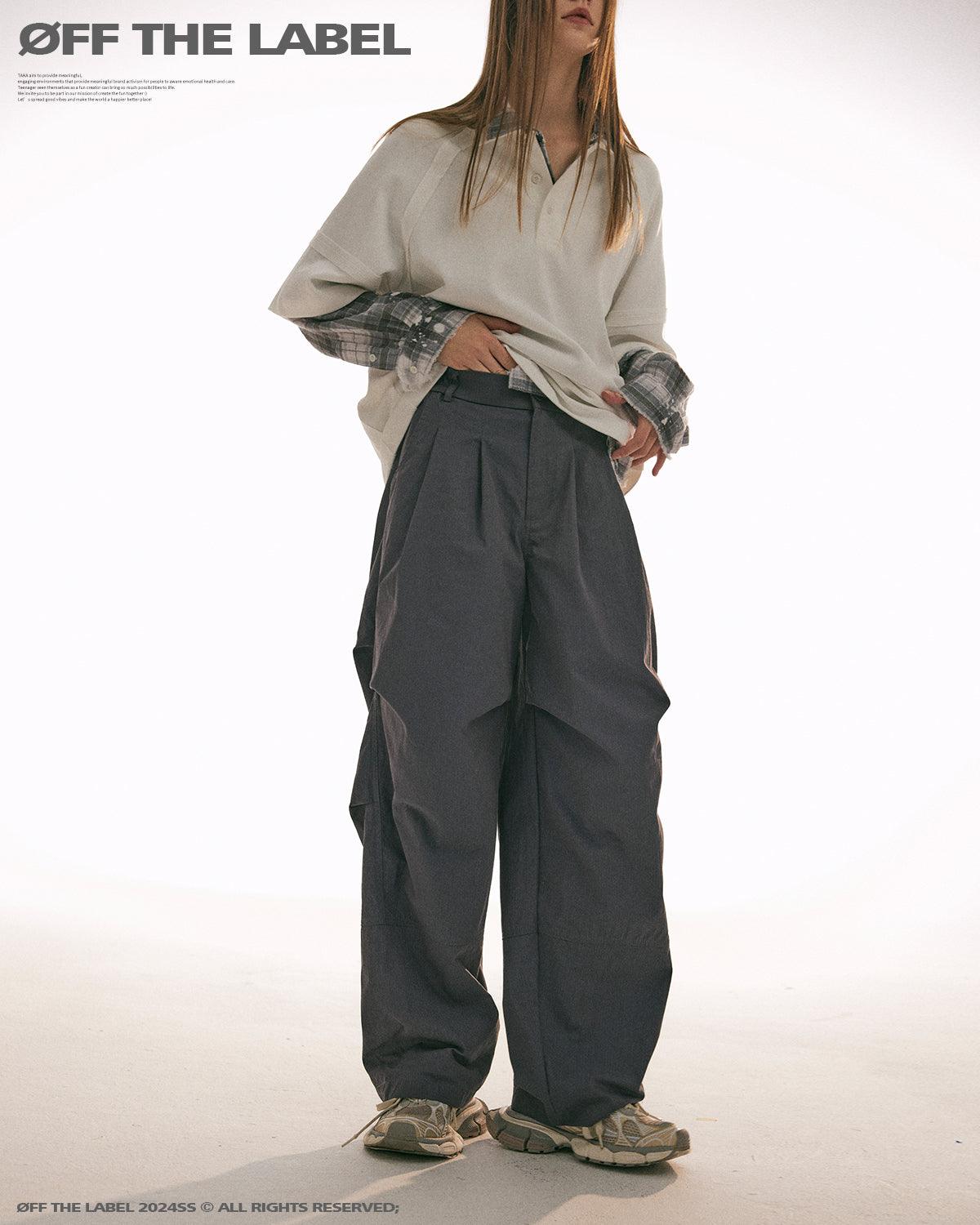 TAKA ORIGINAL LIMITED - Off The Label deconstruction flare effect cargo pants