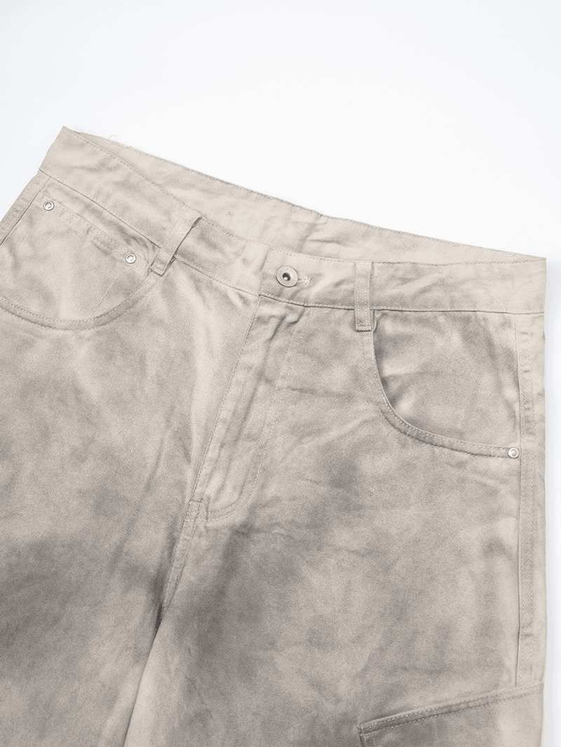 TAKA ORIGINAL LIMITED - Off The Label Dirty Fit bias Pocket Cargo Pants