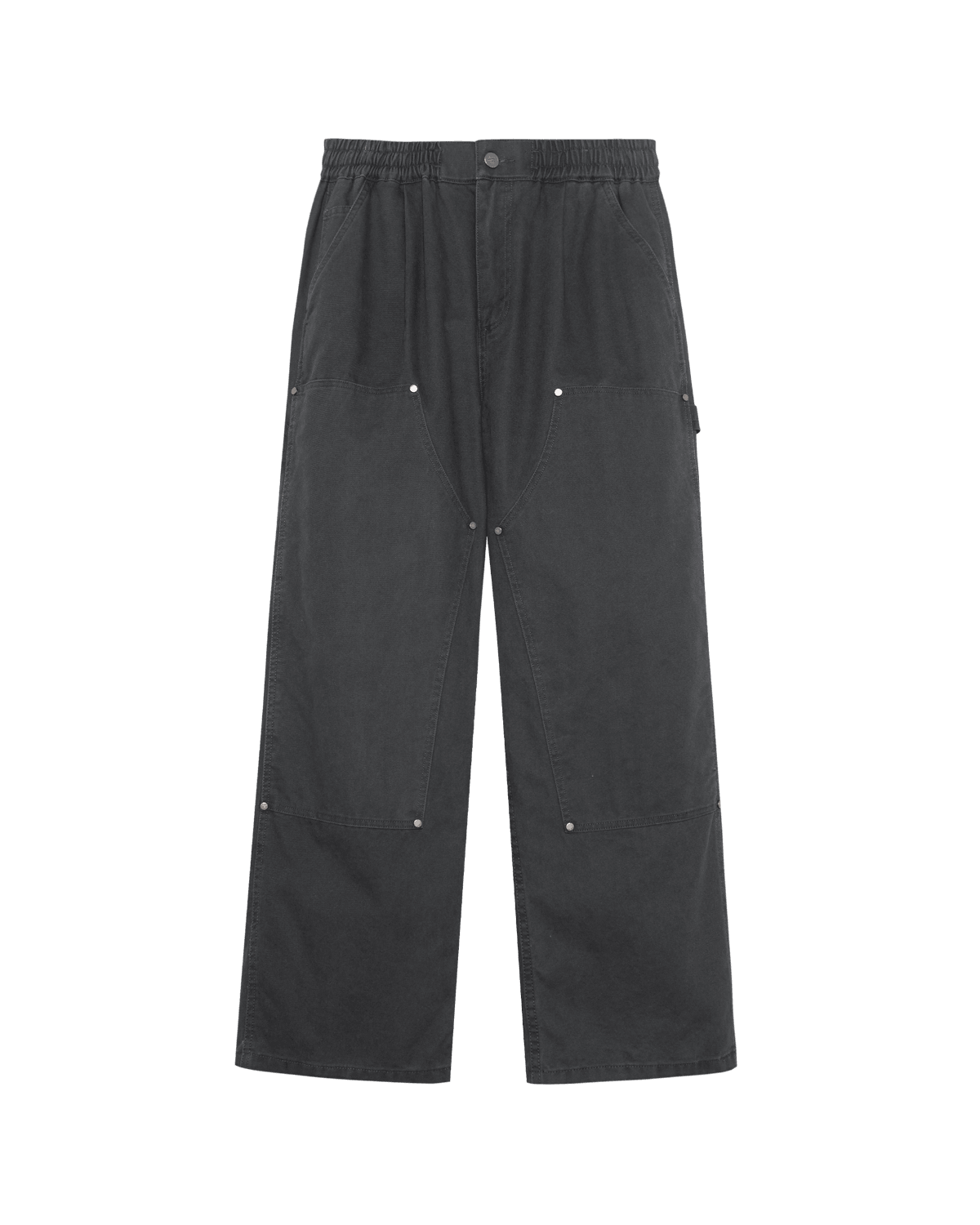 Off the label double-knee work pants dark grey – TAKA ORIGINAL LIMITED Off the label double-knee work pants dark grey – TAKA ORIGINAL LIMITED