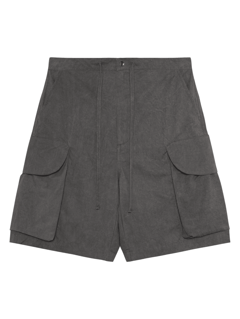 TAKA ORIGINAL LIMITED - Off The Label Phantom Textured Washed Cargo Shorts