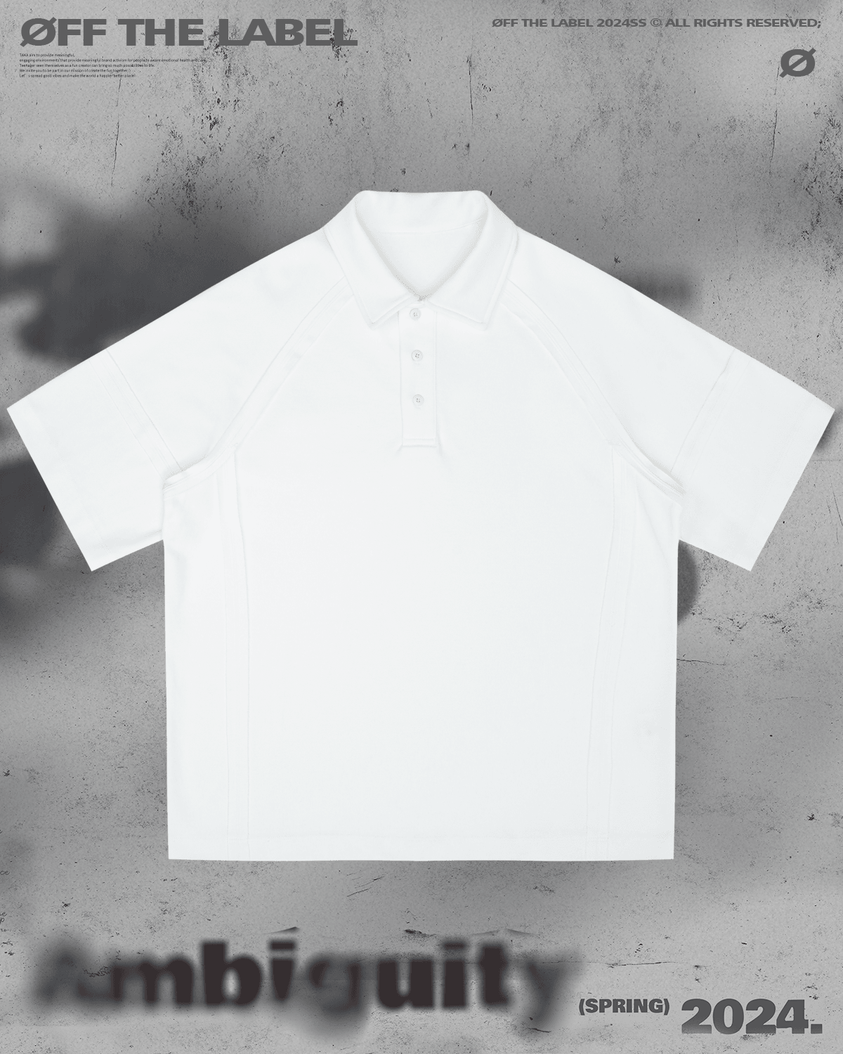 Off The Label polo shirt white – TAKA ORIGINAL LIMITED