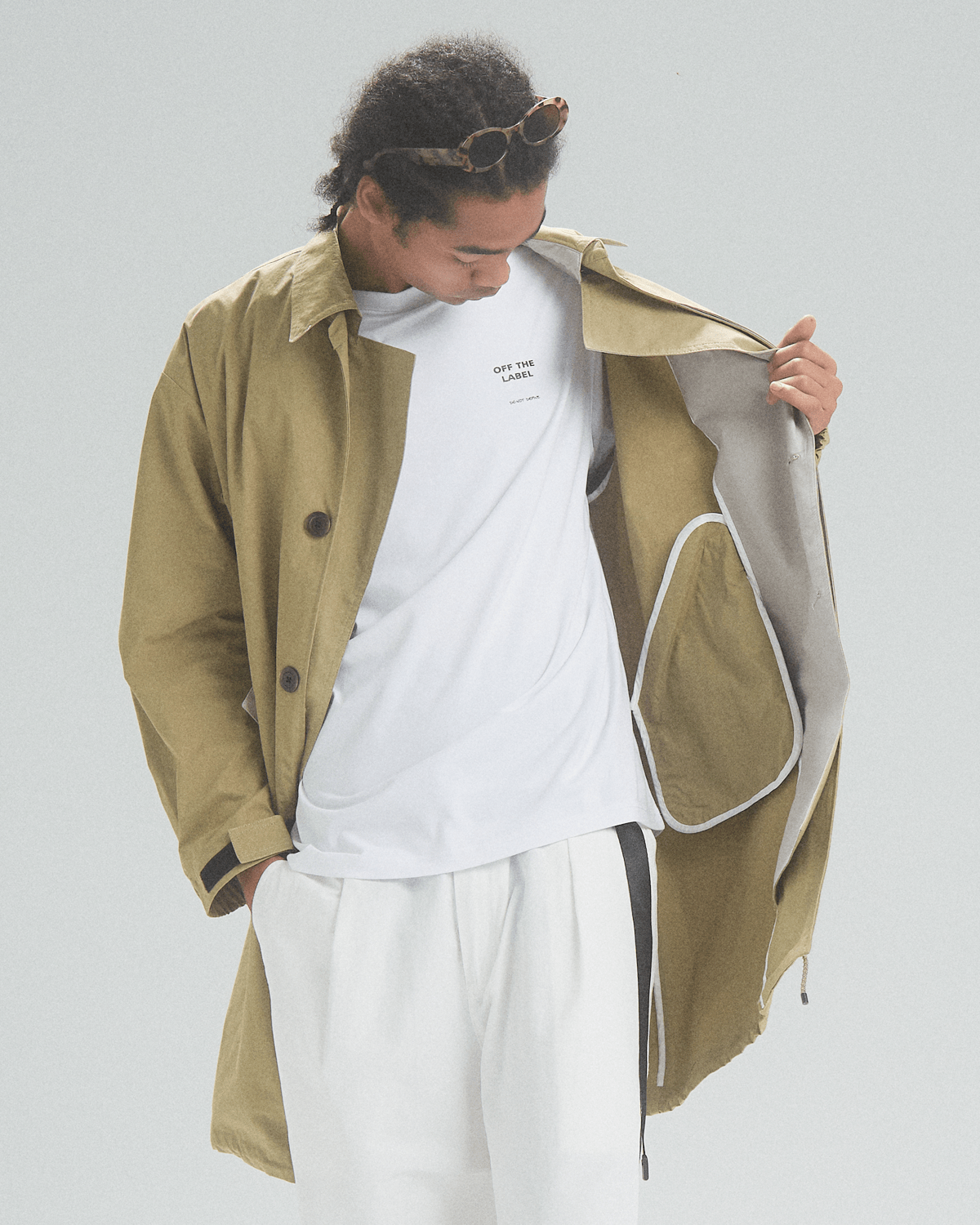TAKA ORIGINAL LIMITED - Off The Label simplicity trench coat