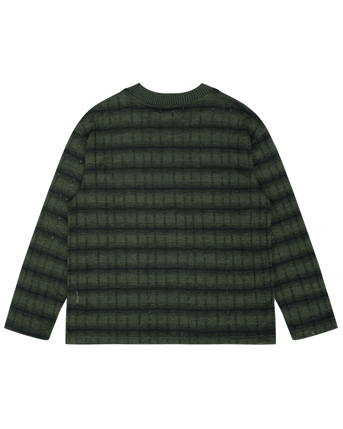 TAKA ORIGINAL LIMITED - Off The Label striped crew neck knit jumper