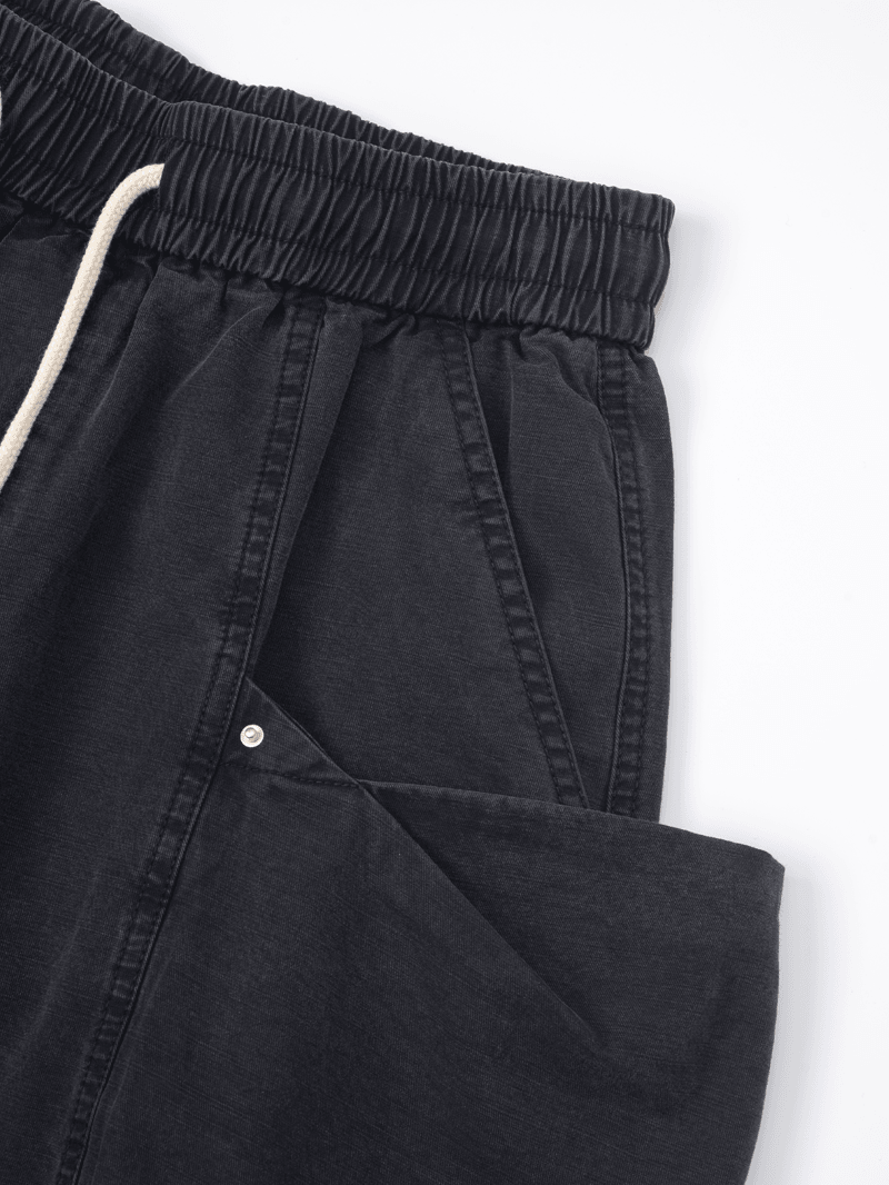 Off The Label Washed Black Pocket Shorts – TAKA ORIGINAL LIMITED Off The Label Washed Black Pocket Shorts – TAKA ORIGINAL LIMITED