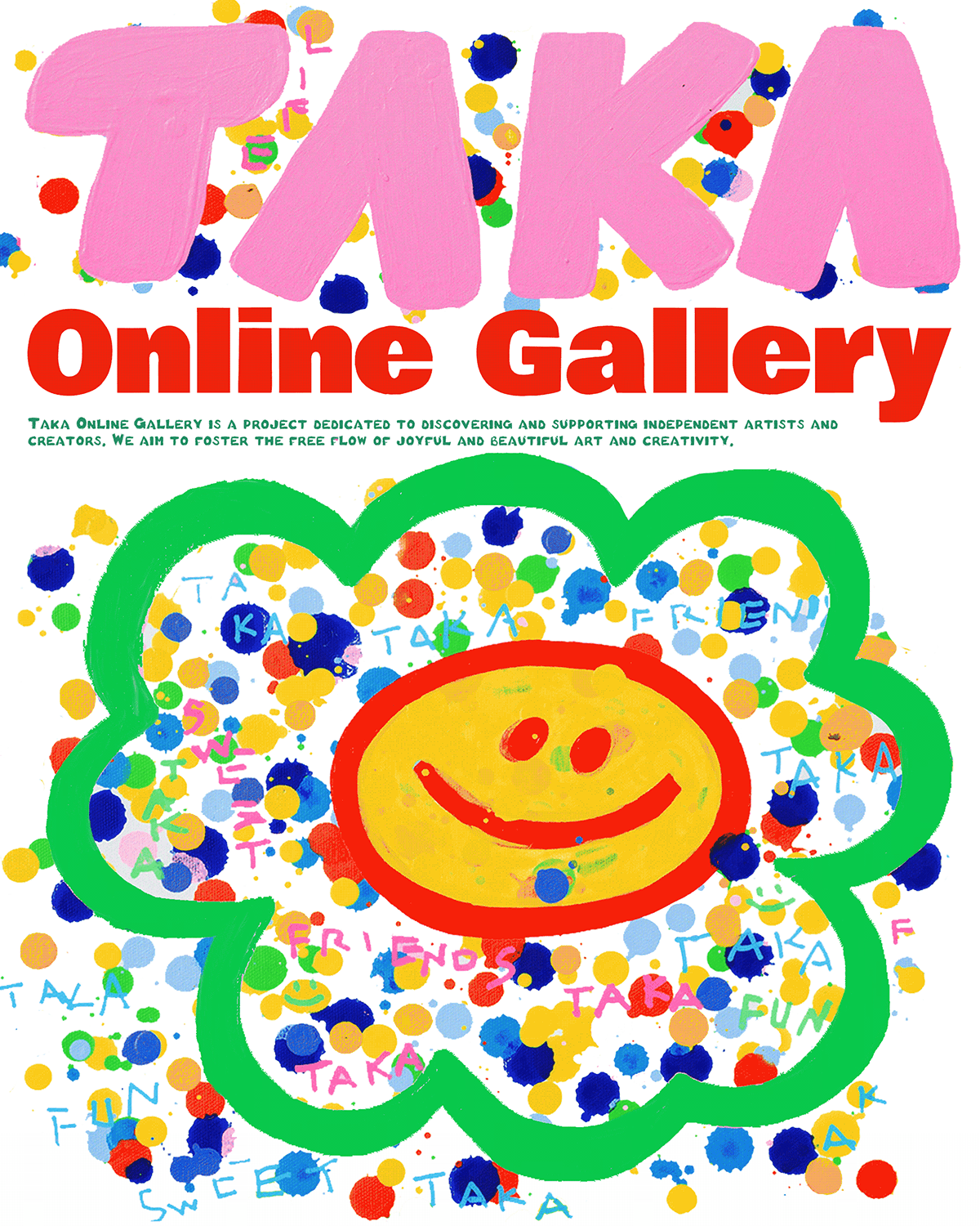 TAKA Original Artistic oil painting graffiti long sleeve TAKA Original Artistic oil painting graffiti long sleeve