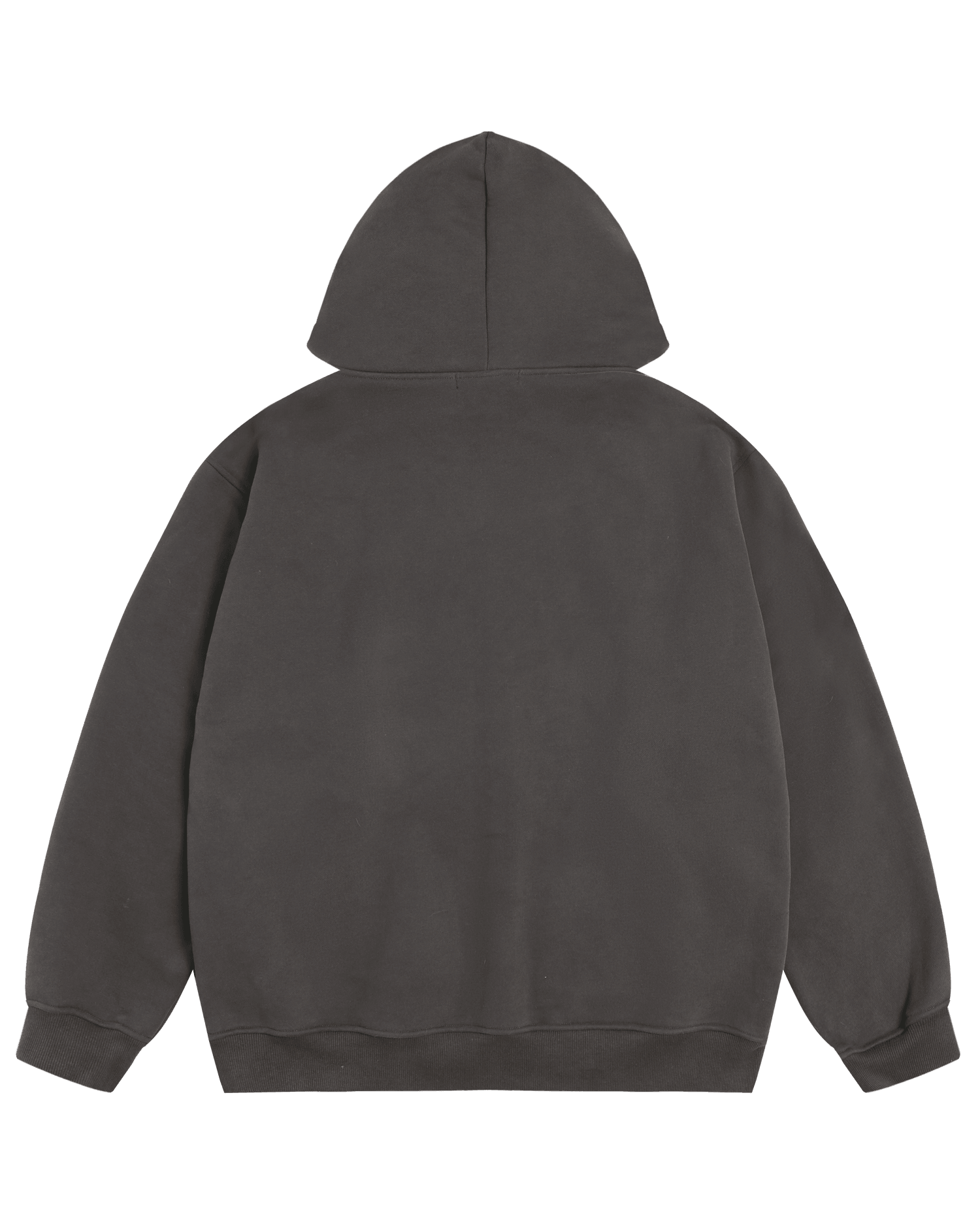 TAKA ORIGINAL LIMITED - TAKA Original HOME collection big plan fleece hoodie dark grey