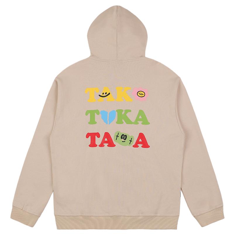 TAKA Original logo zipped hoodie