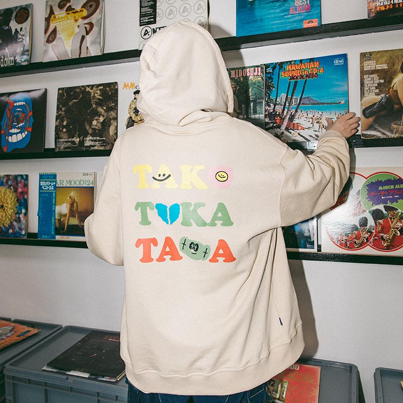 TAKA Original logo zipped hoodie