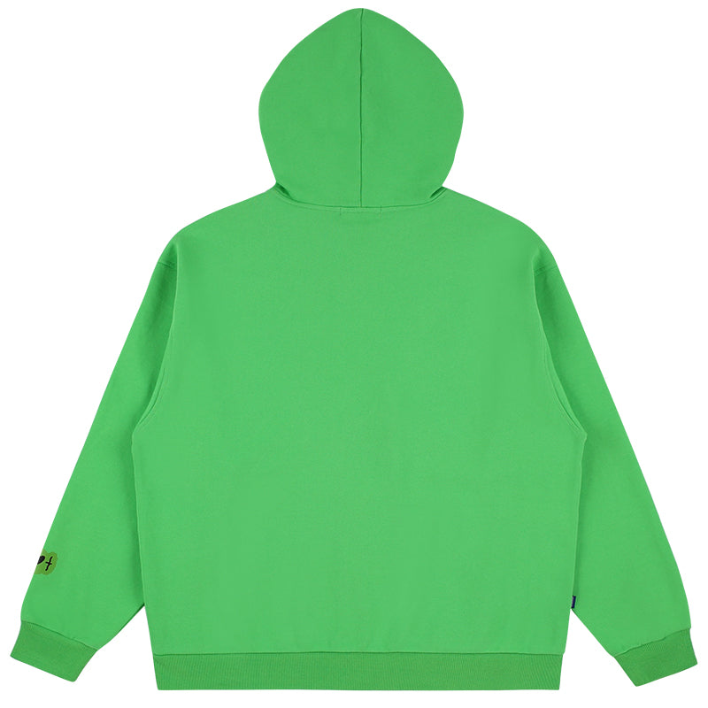 TAKA Original Cosmic Univ Alien full zipper sweater green - TAKA ORIGINAL LIMITED