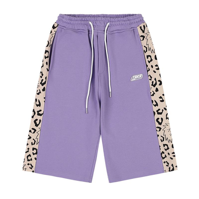 TAKA Original leopard logo shorts - TAKA ORIGINAL LIMITED