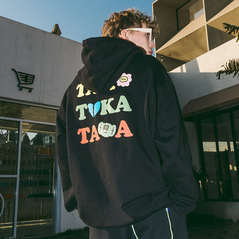 TAKA Original logo zipped hoodie - TAKA ORIGINAL LIMITED