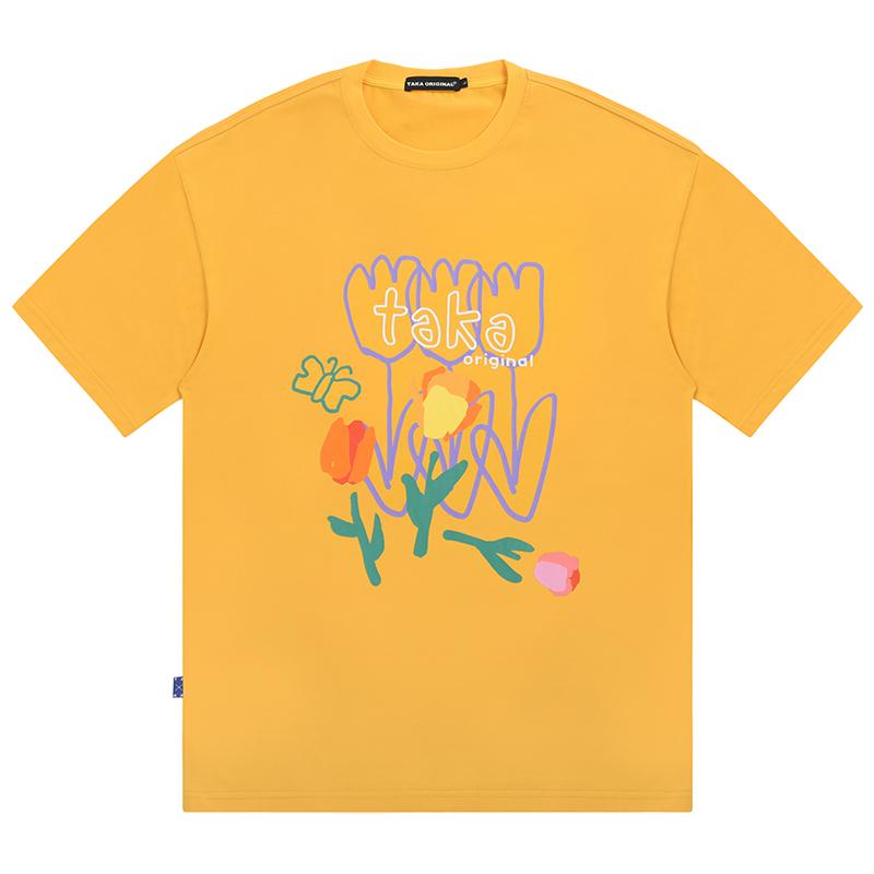 TAKA Original dreamy tulip t-shirt