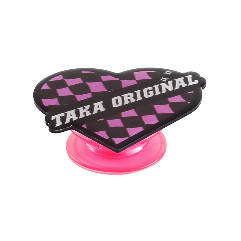 TAKA Original checkboard sweet heart phone grip