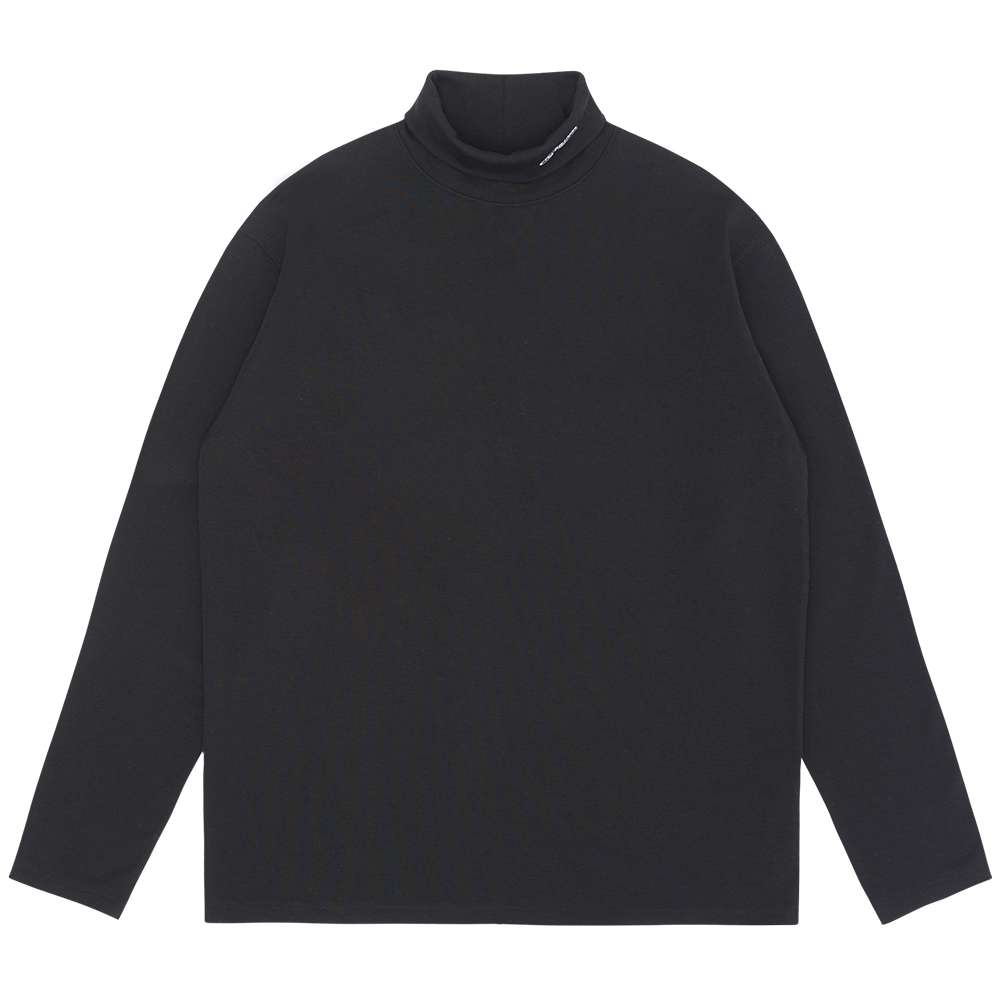 Off The Label soft basic turtle neck sweatshirt | heat fiber