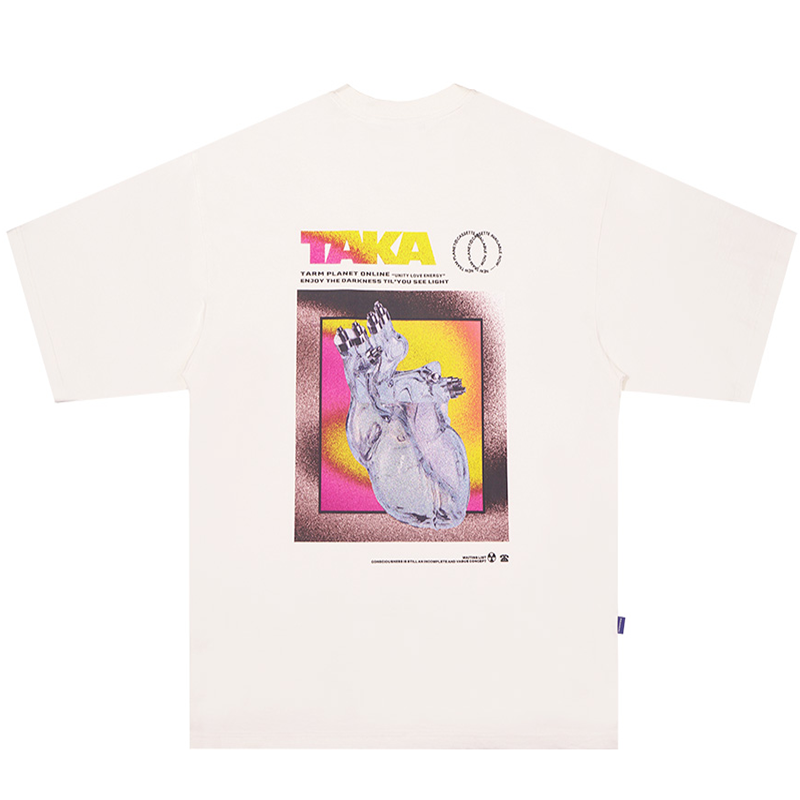 TAKA Original heartless logo print t-shirt