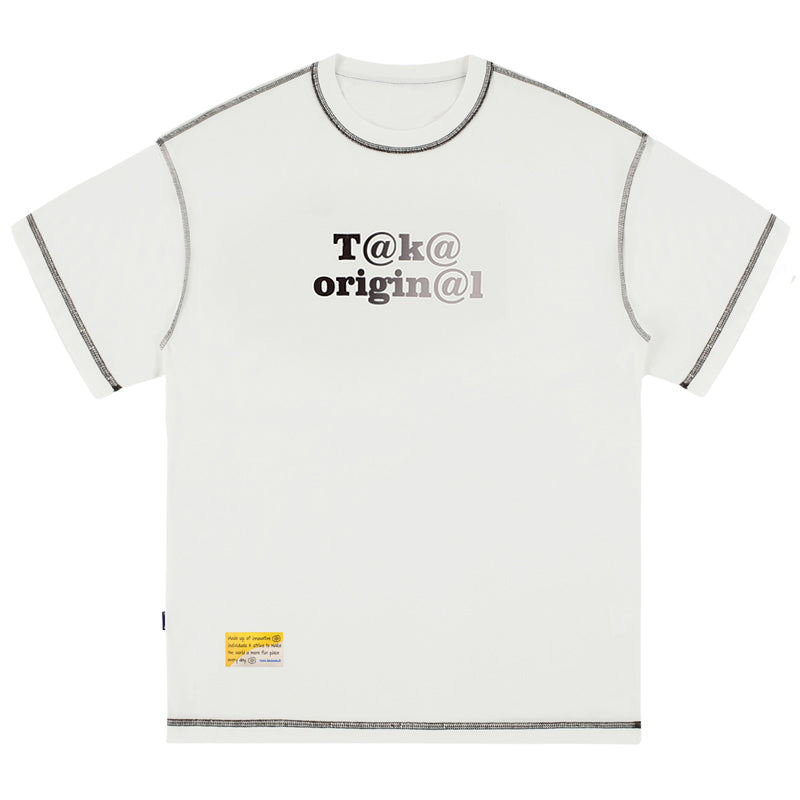 TAKA Original Fun Growing low key faded hypercolor 90s logo T-shirt