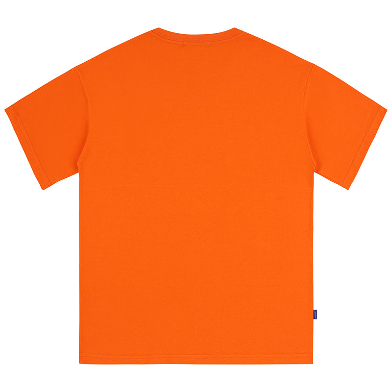 TAKA Original Fun Growing daisy take it easy star print orange T-shirt