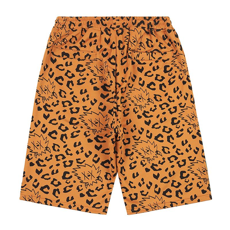 TAKA Original leopard print logo shorts - TAKA ORIGINAL LIMITED