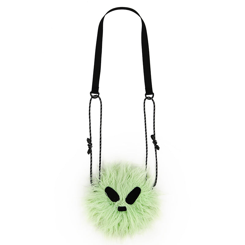 TAKA Original Cosmic Univ. Yeh Momo fluffy crossbody bag green