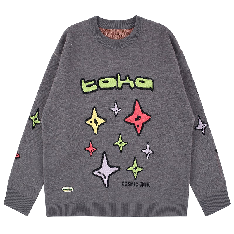 TAKA Original Cosmic Univ. star knit jumper - TAKA ORIGINAL LIMITED