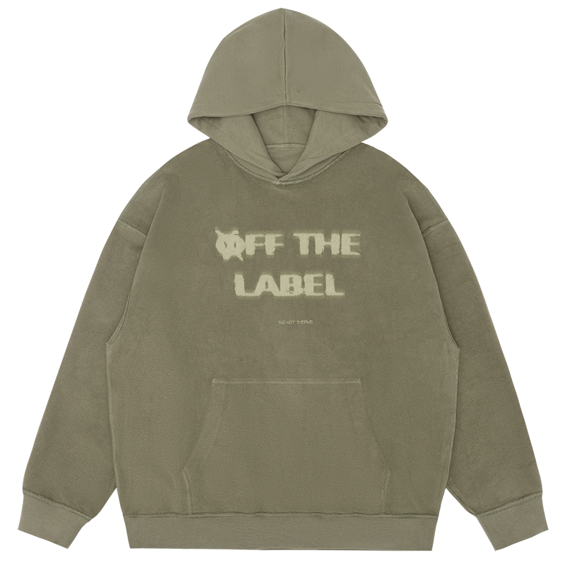 [Welcome Special]  Off The Label olive green reversible hoodie