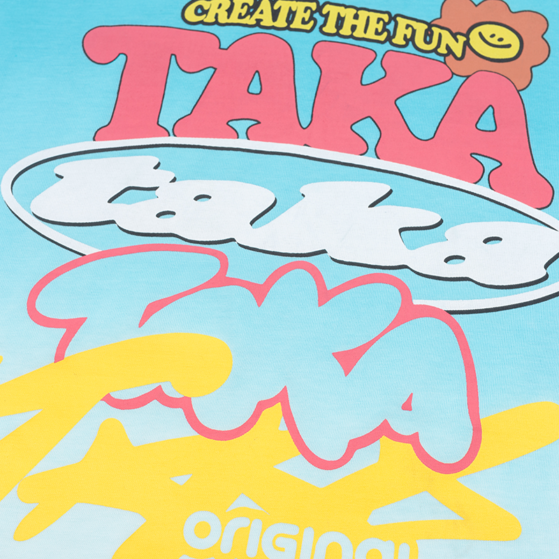 TAKA Original That's Fun long sleeve t-shirt with a gradual dye effect