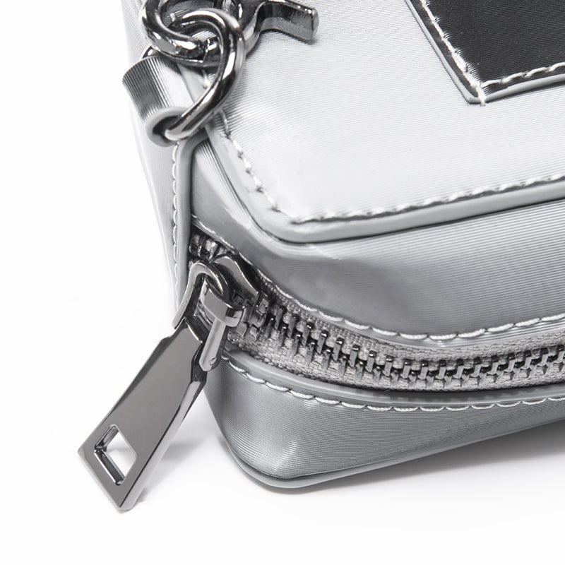TAKA Original [ ETERNET 001 ] metallic silver mission shoulder bag